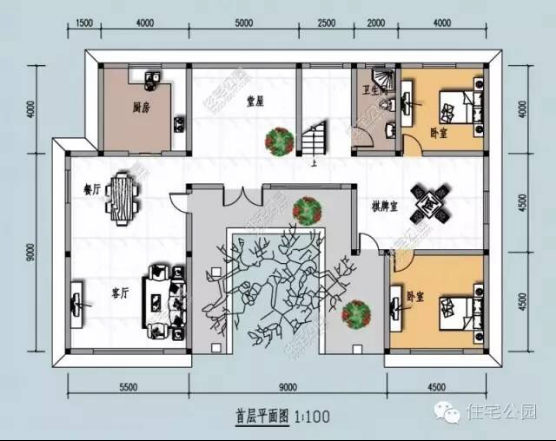 【红波分享】第二弹：现代堂屋风格别墅设计详图与预算349.jpg